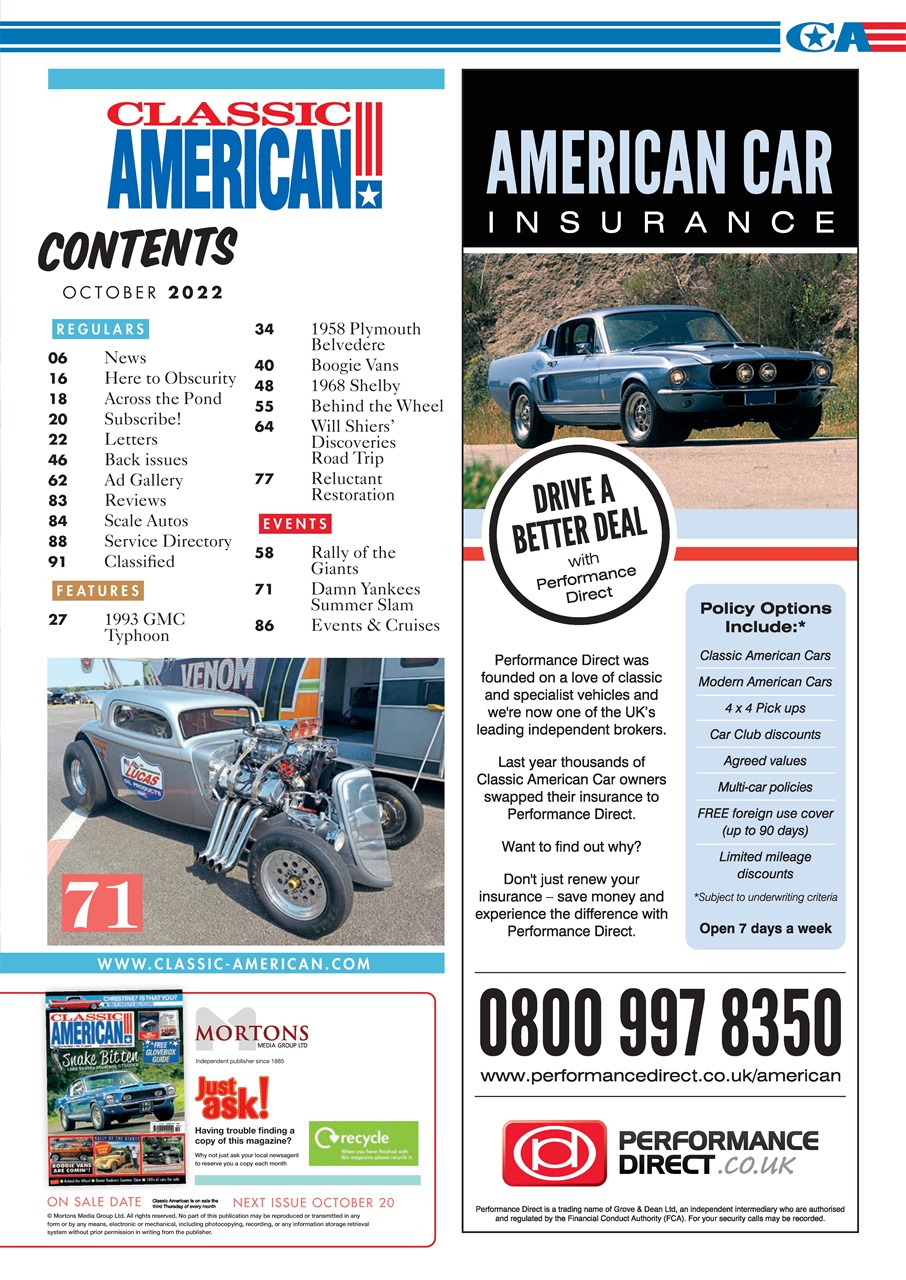 Classic American Magazine Preview Pages