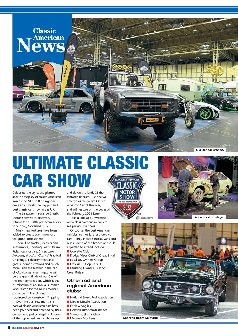 Classic American Magazine Preview Pages