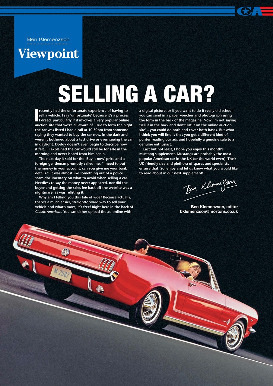 Classic American Magazine Preview Pages
