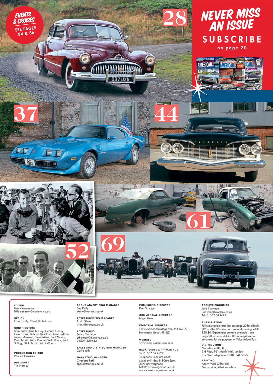 Classic American Magazine Preview Pages