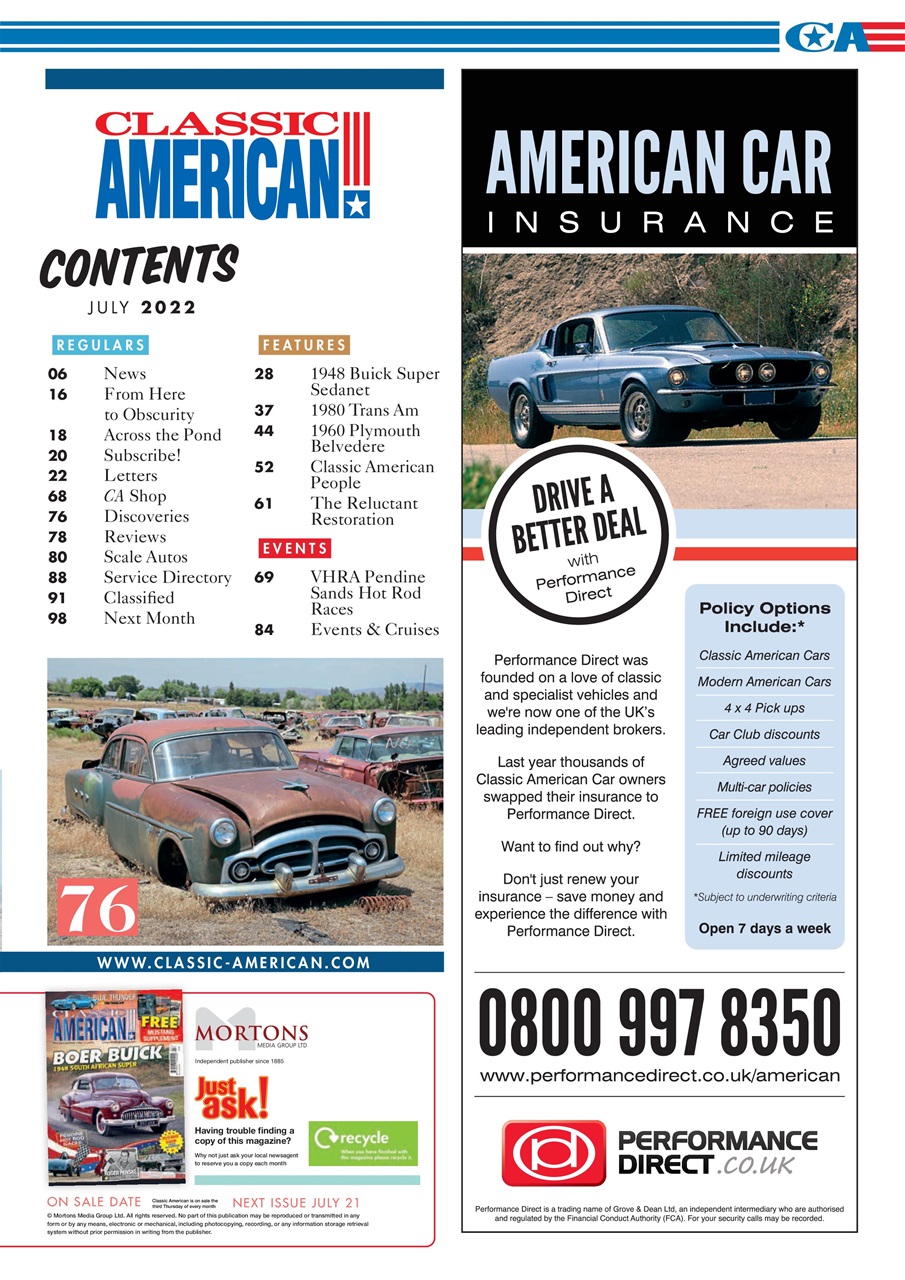 Classic American Magazine Preview Pages
