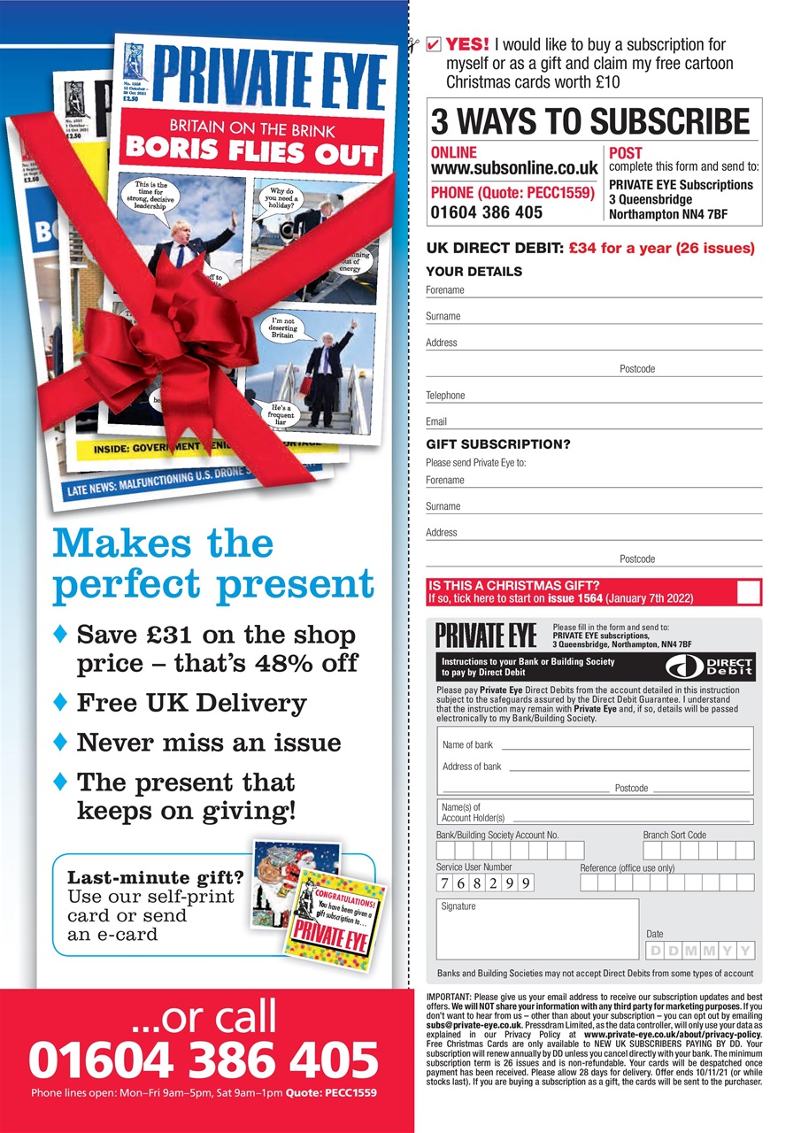 Private Eye Preview Pages