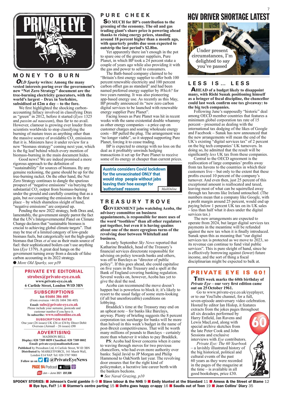 Private Eye Preview Pages