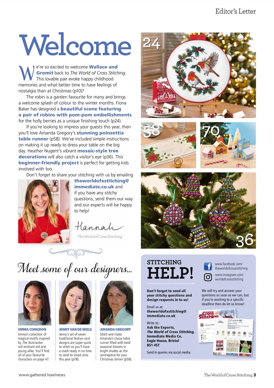 The World of Cross Stitching Preview Pages