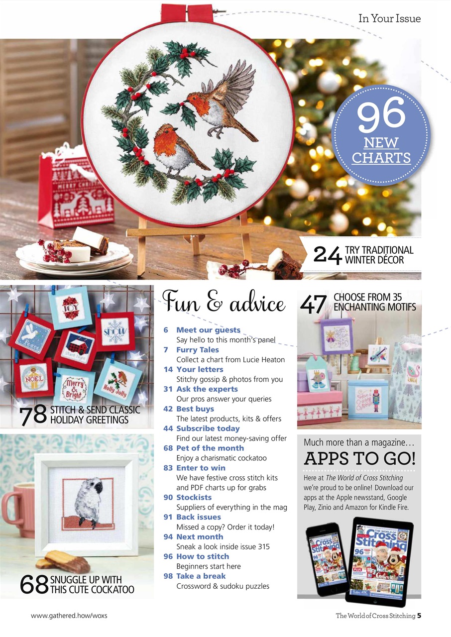 The World of Cross Stitching Preview Pages