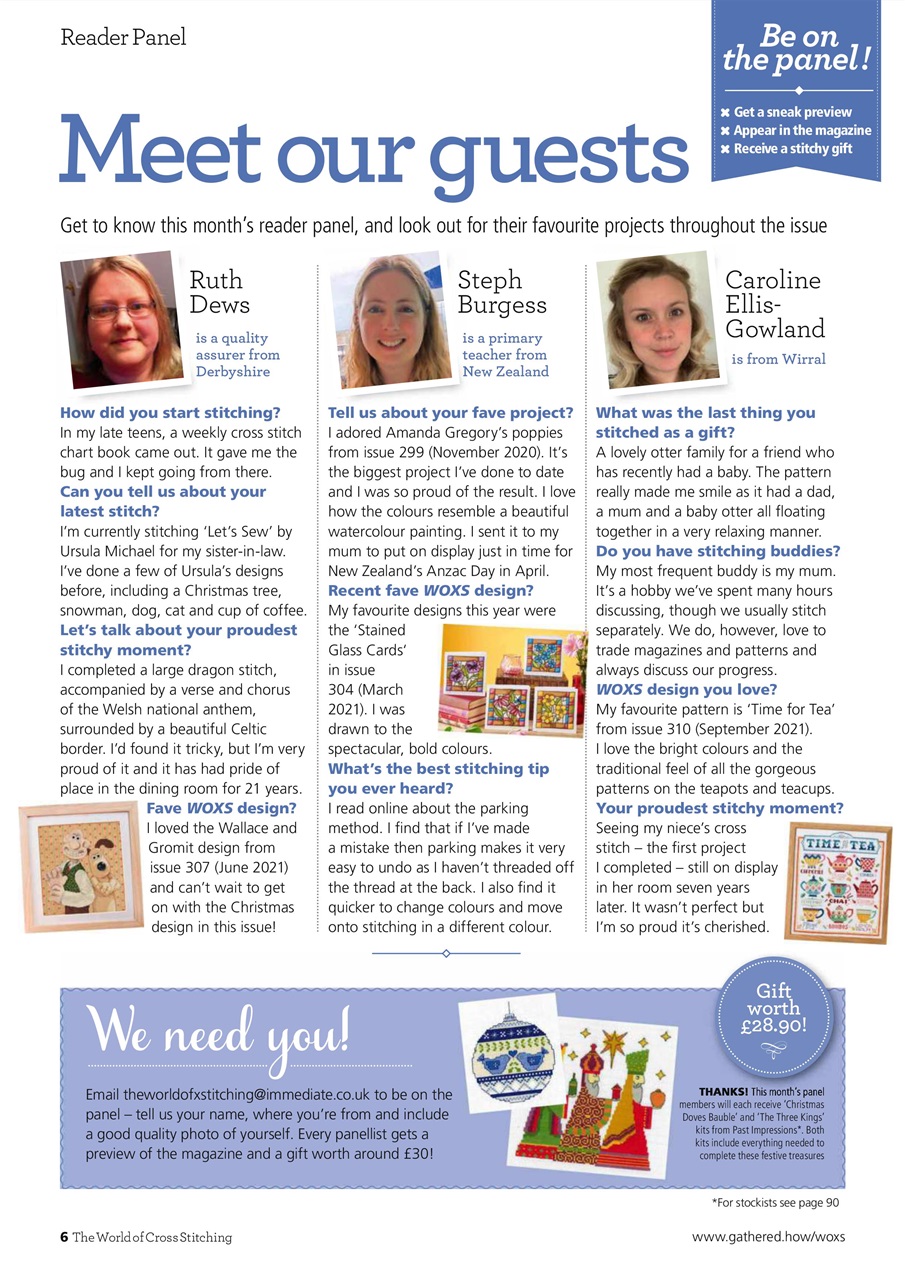 The World of Cross Stitching Preview Pages