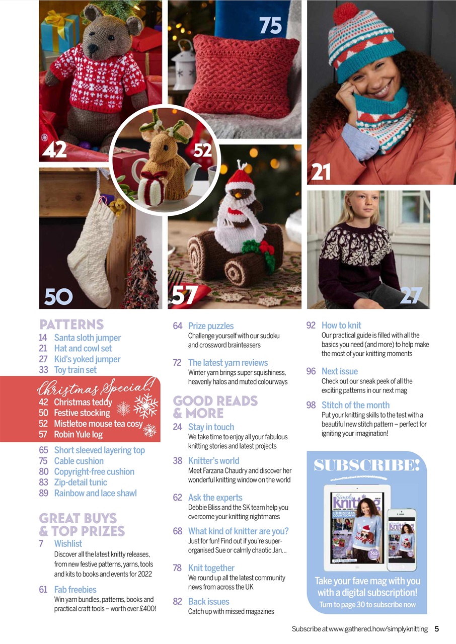 Simply Knitting Preview Pages