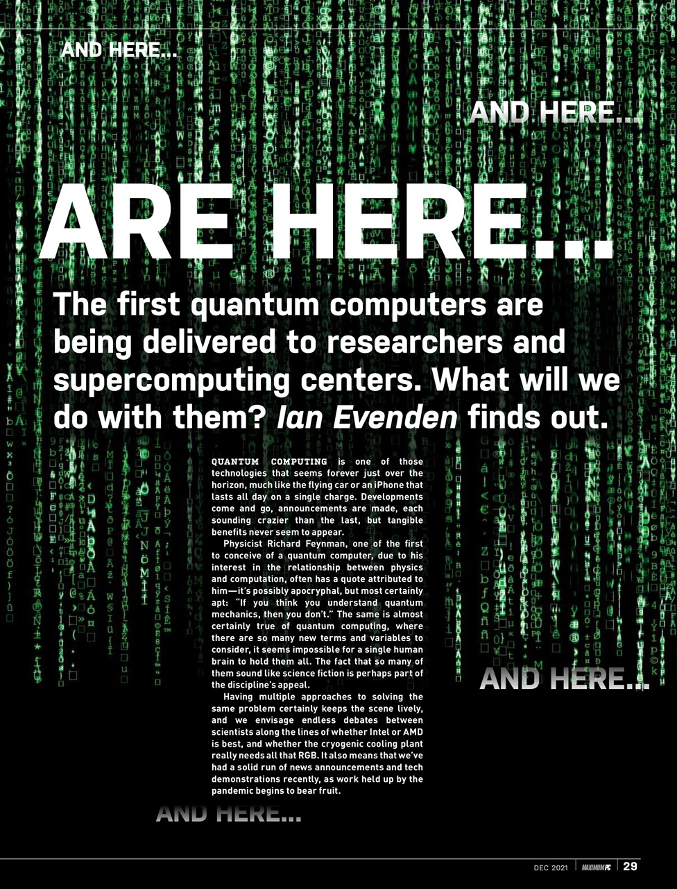 Maximum PC Preview Pages