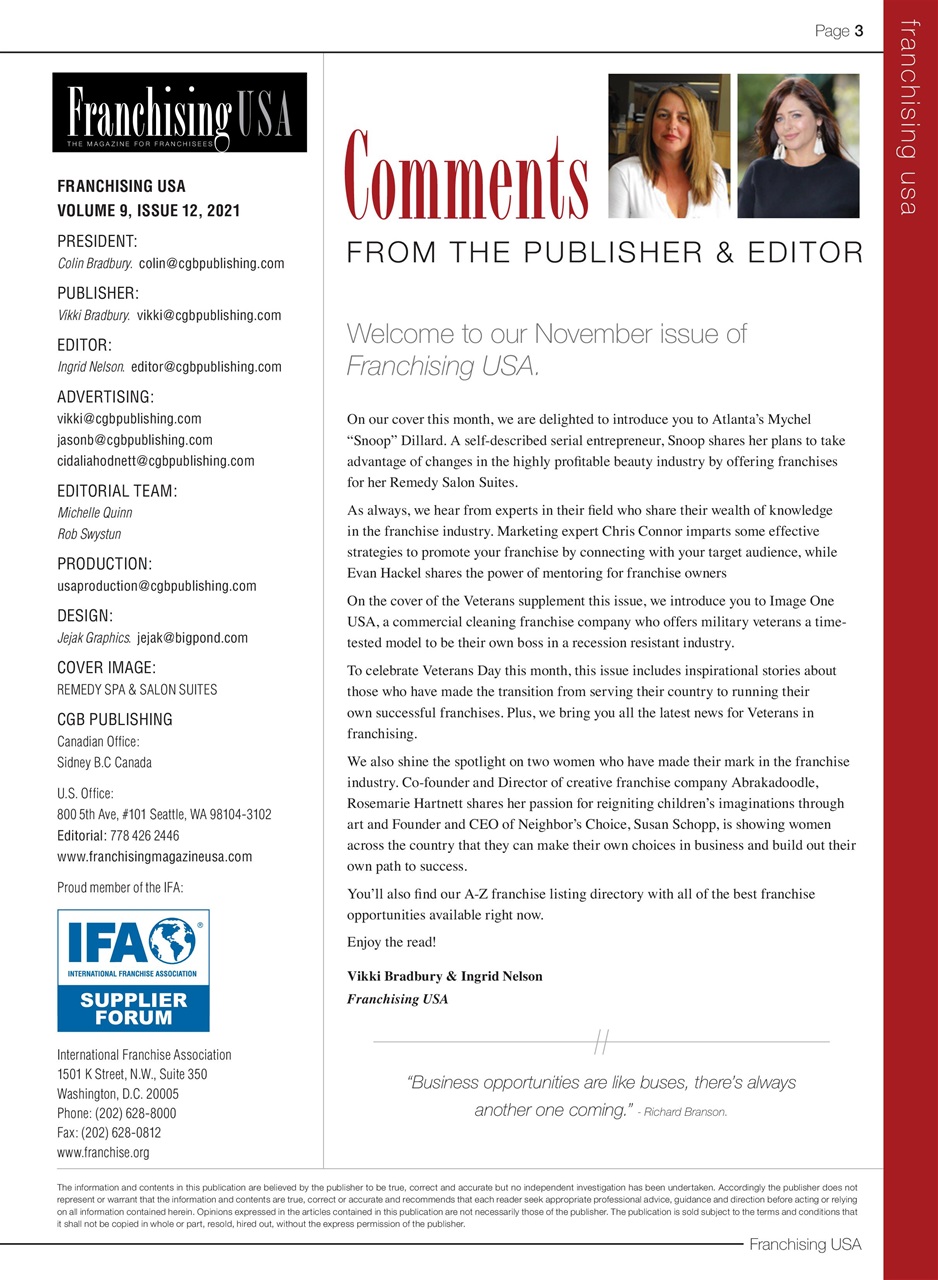 Franchising USA Preview Pages