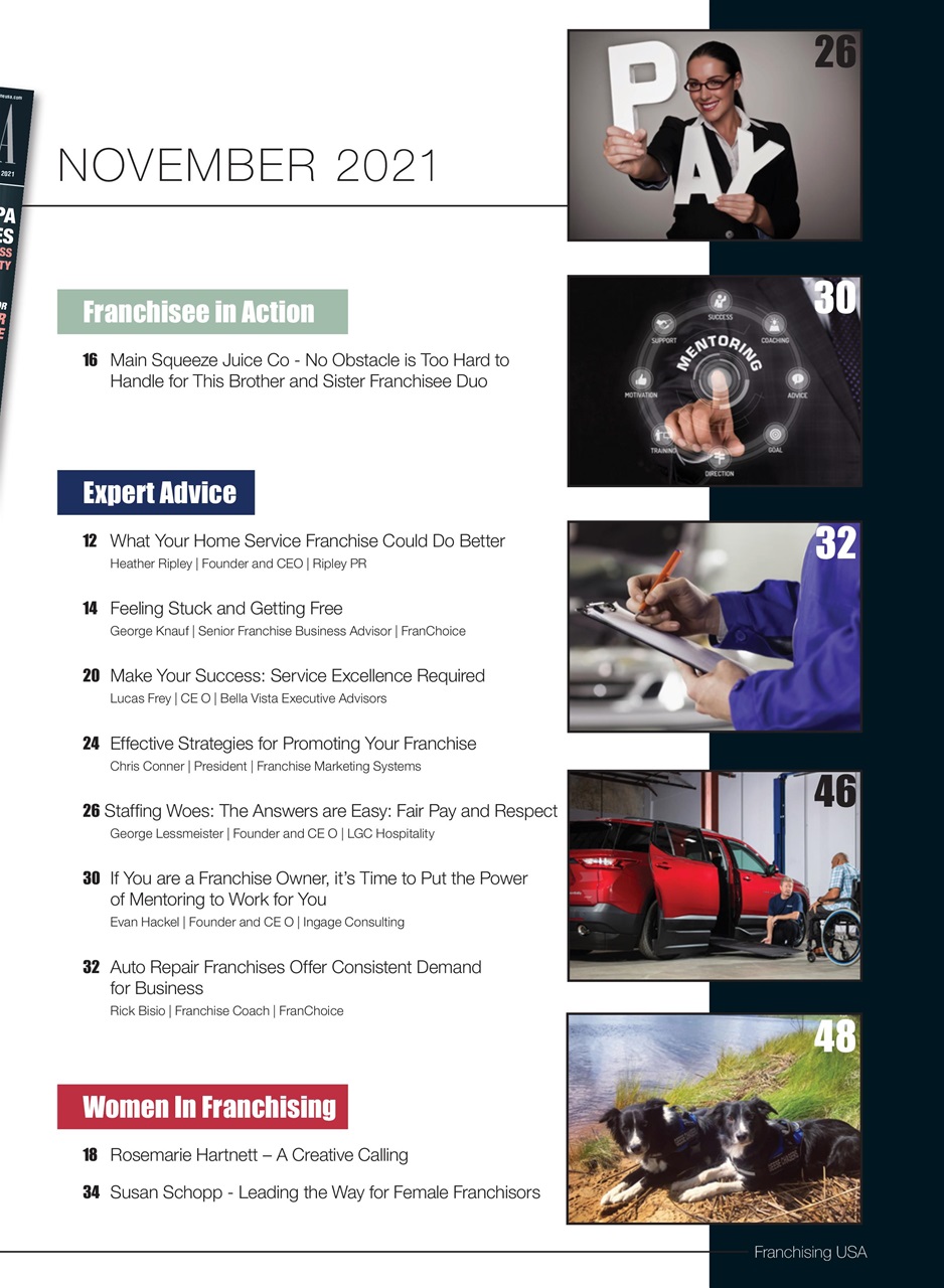 Franchising USA Preview Pages
