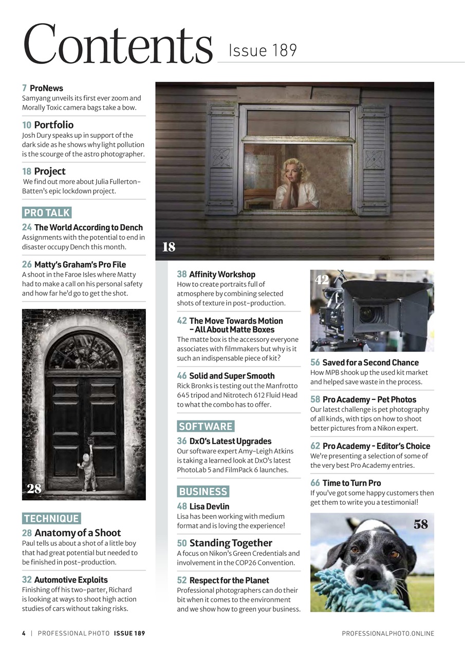 Professional Photo Preview Pages