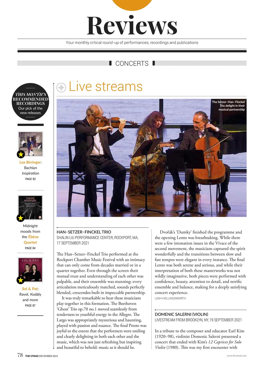 The Strad Preview Pages