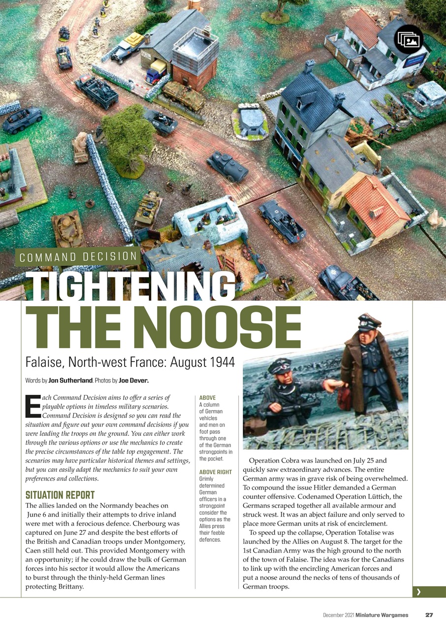 Miniature Wargames Preview Pages