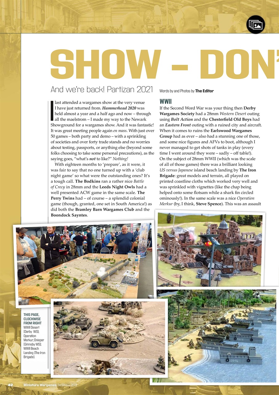 Miniature Wargames Preview Pages