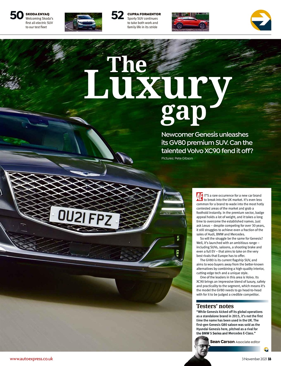 Auto Express Preview Pages