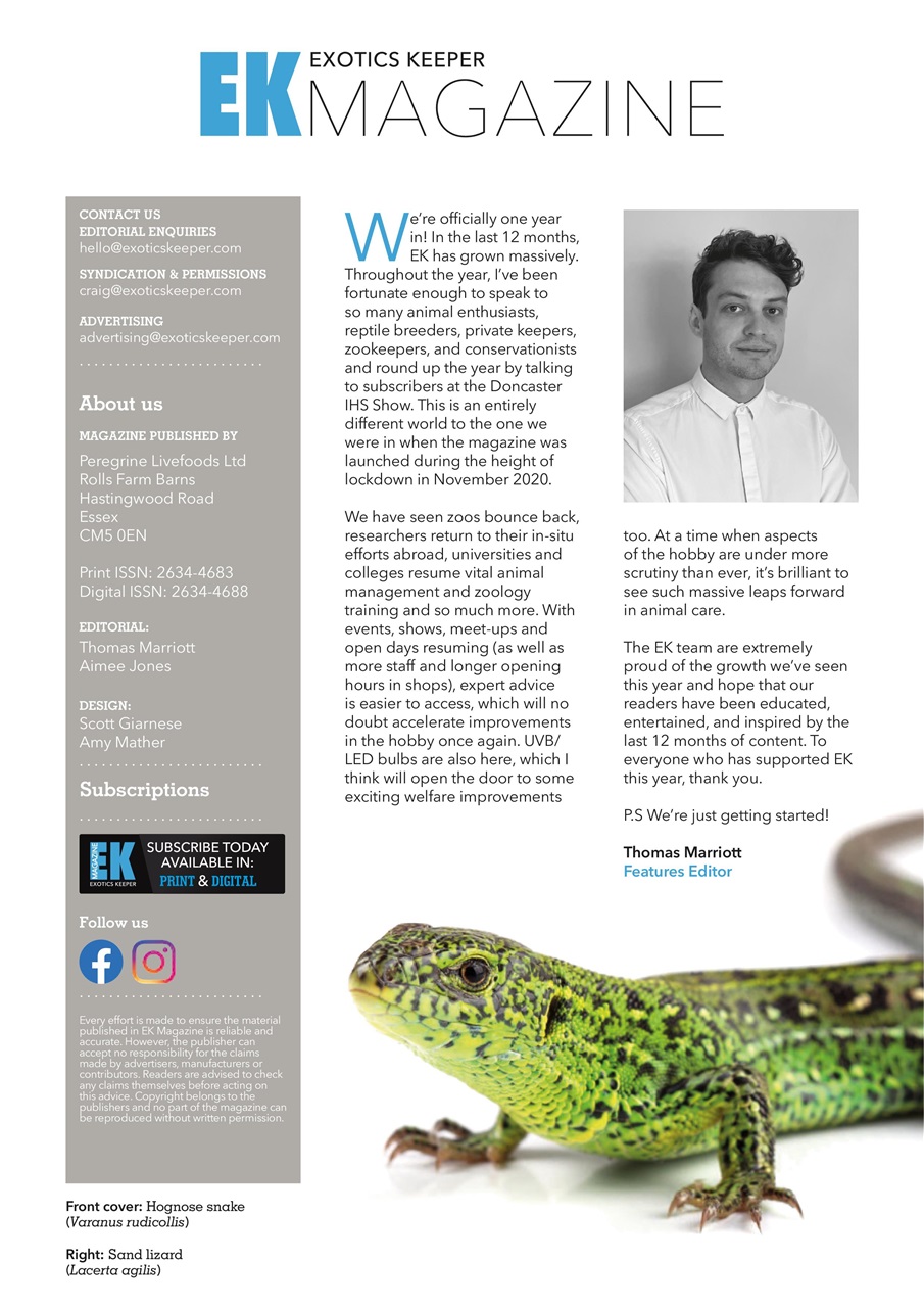 Exotics Keeper Preview Pages