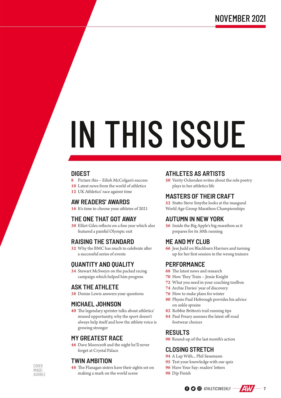 AW – Athletics Weekly Magazine Preview Pages