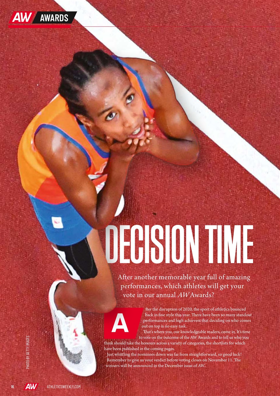 AW – Athletics Weekly Magazine Preview Pages