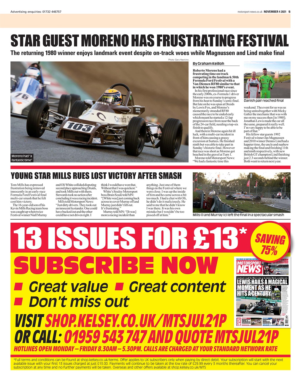 Motorsport News Preview Pages