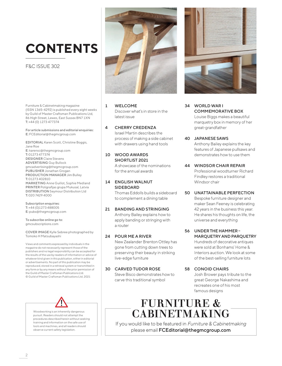 Furniture & Cabinetmaking Preview Pages