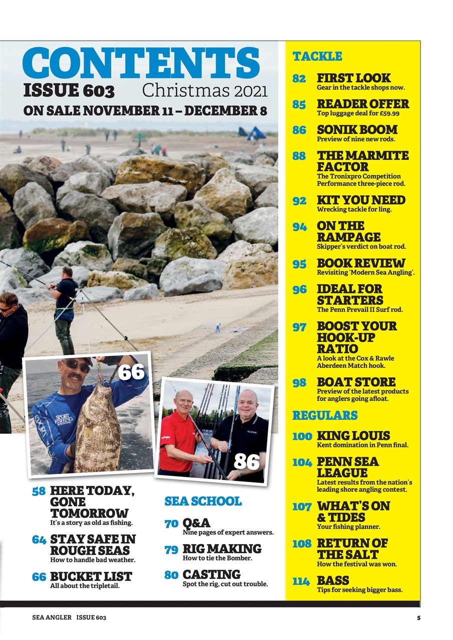 Sea Angler Preview Pages