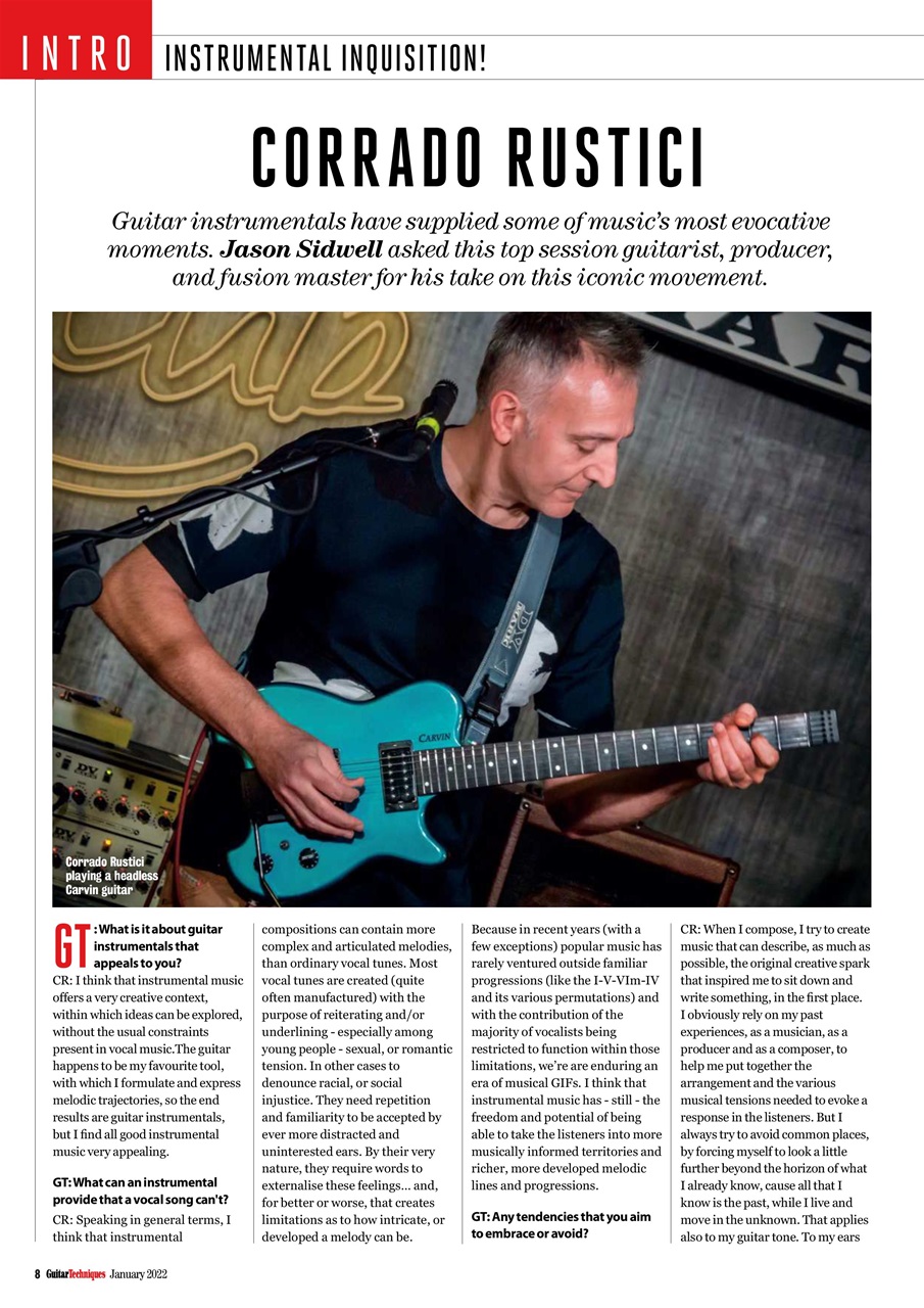 Guitar Techniques Preview Pages