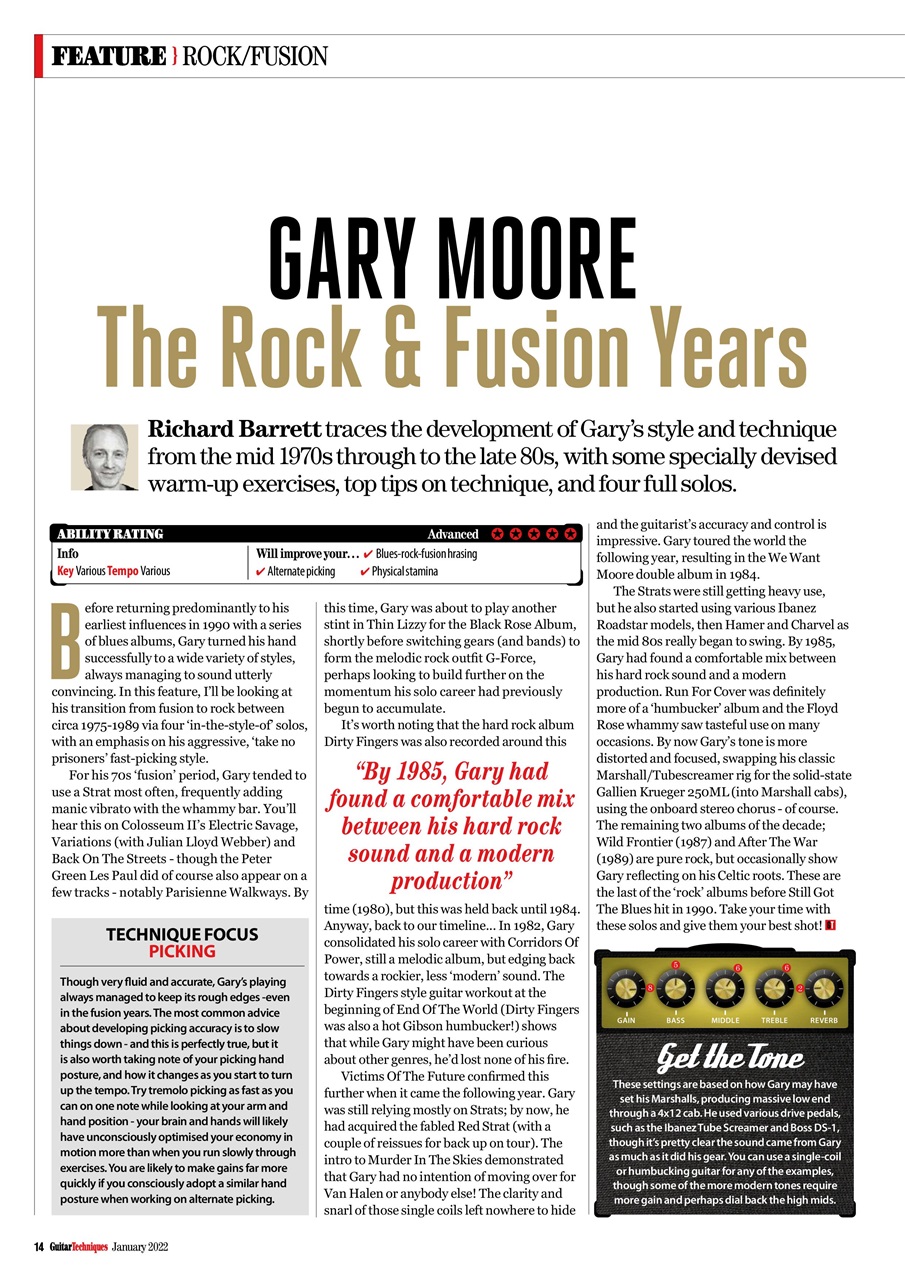 Guitar Techniques Preview Pages