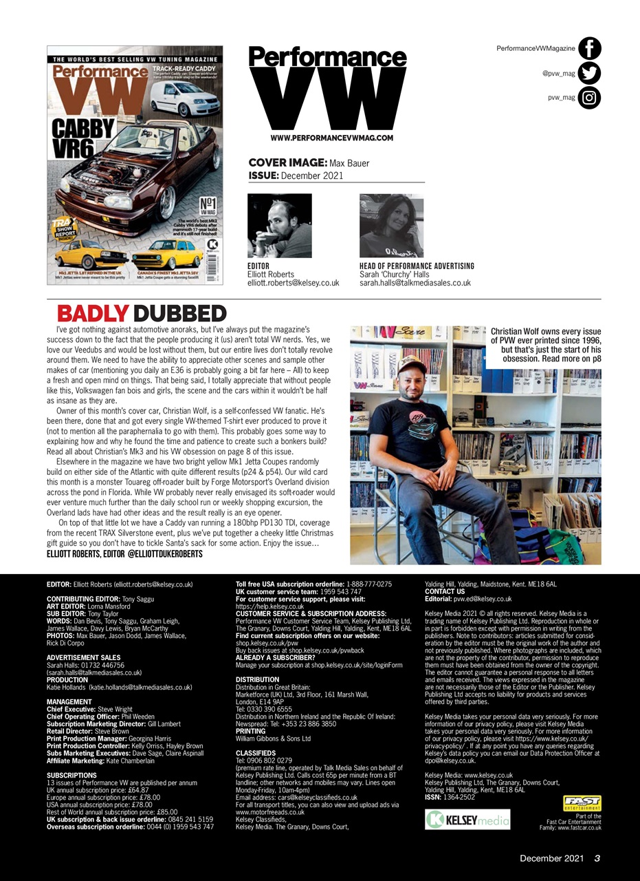 Performance VW Preview Pages