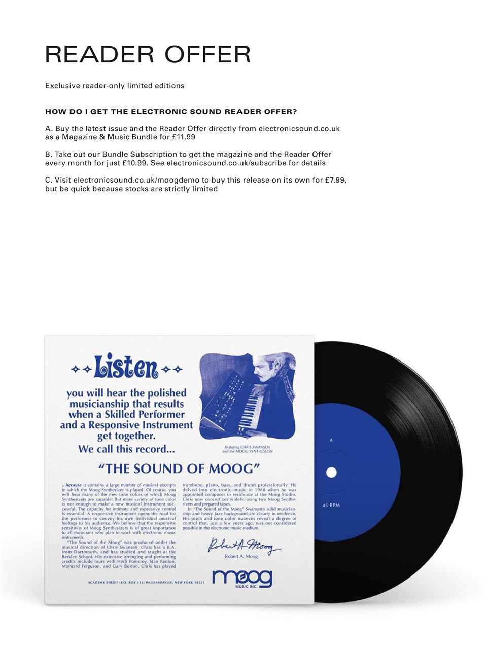 Electronic Sound Preview Pages