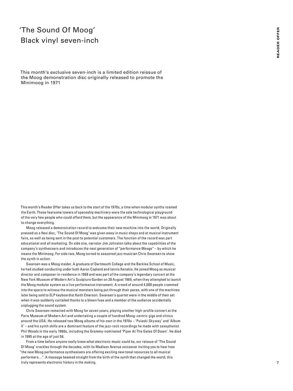 Electronic Sound Preview Pages