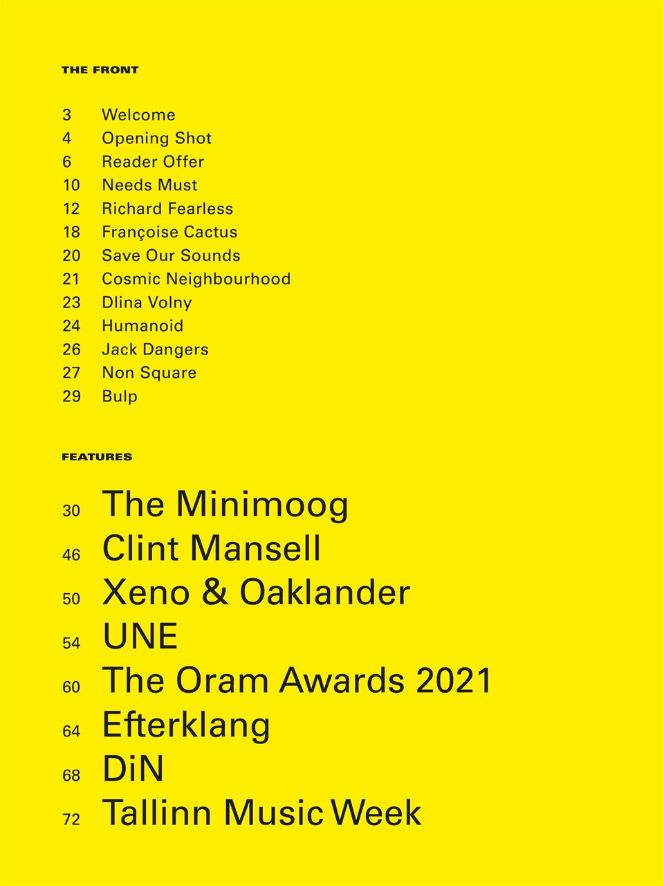 Electronic Sound Preview Pages