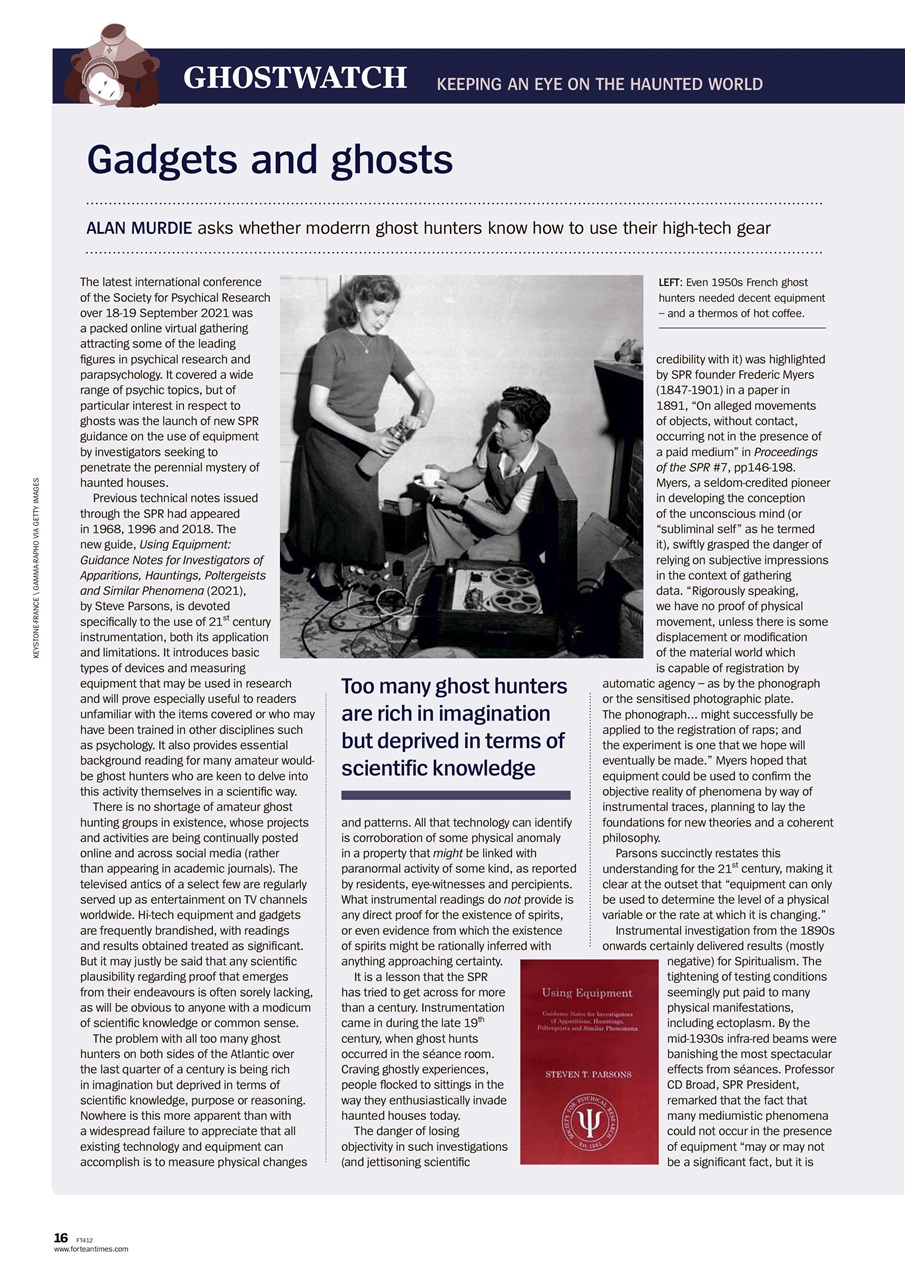 Fortean Times Preview Pages