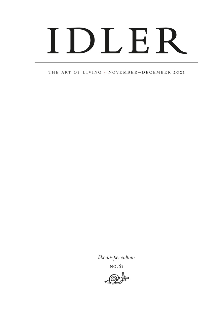 The Idler Magazine Preview Pages