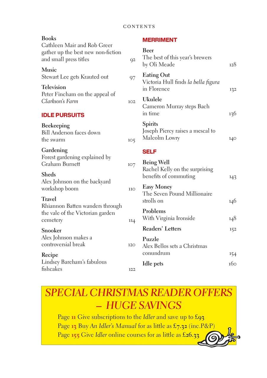 The Idler Magazine Preview Pages