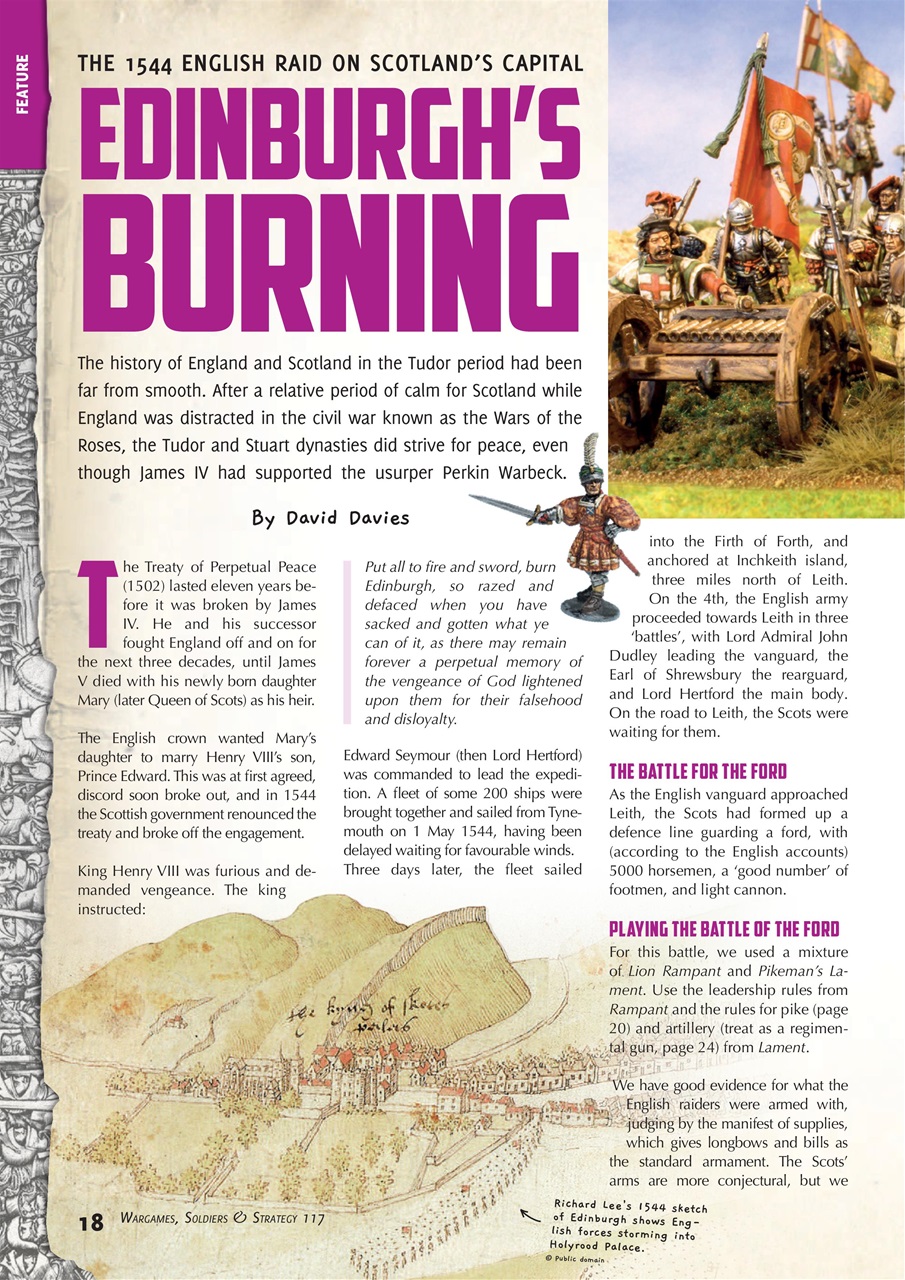 Wargames, Soldiers & Strategy Preview Pages
