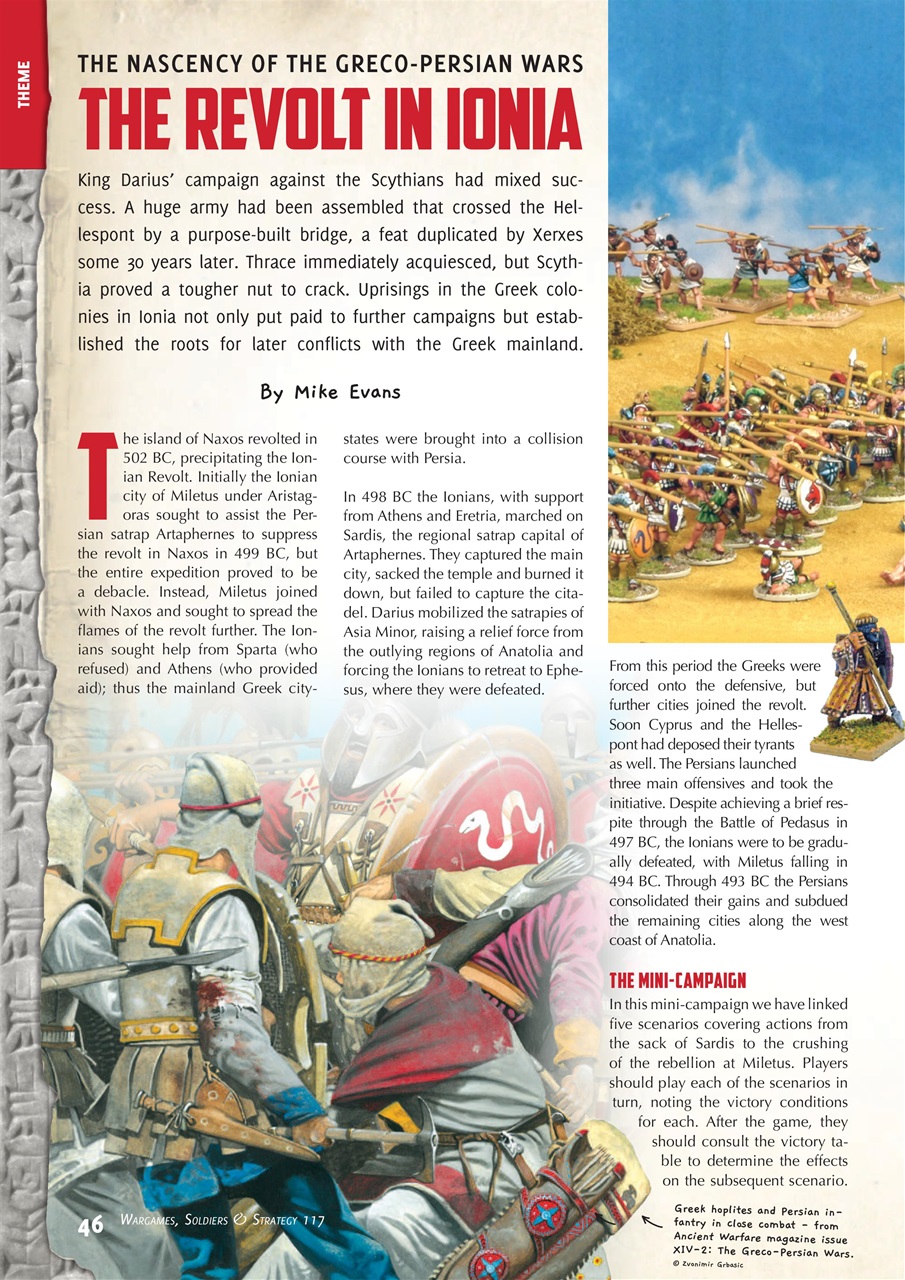 Wargames, Soldiers & Strategy Preview Pages
