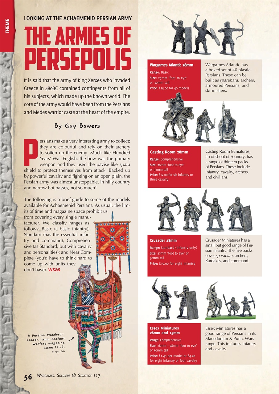 Wargames, Soldiers & Strategy Preview Pages