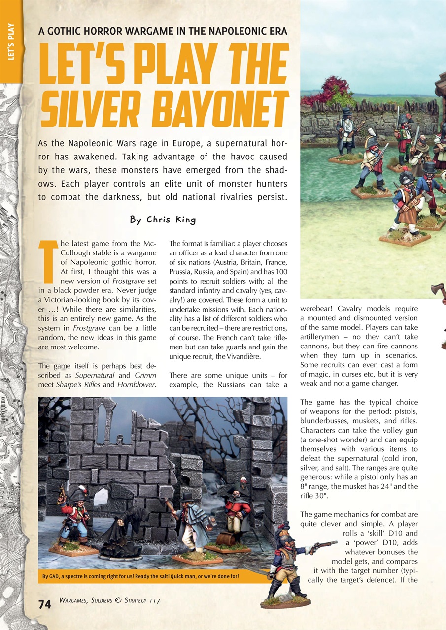 Wargames, Soldiers & Strategy Preview Pages