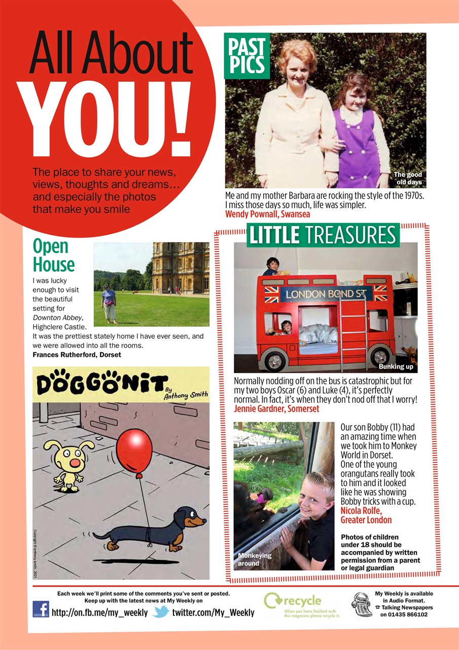 My Weekly Preview Pages