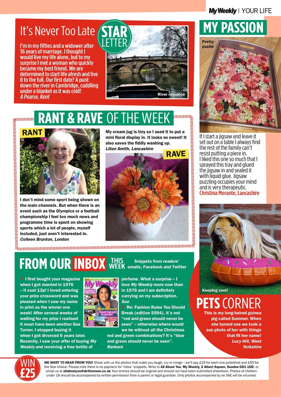 My Weekly Preview Pages