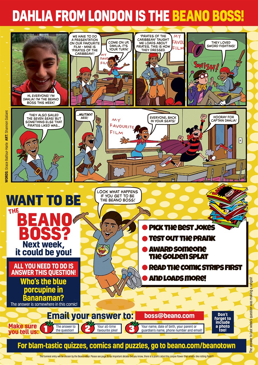 Beano Preview Pages