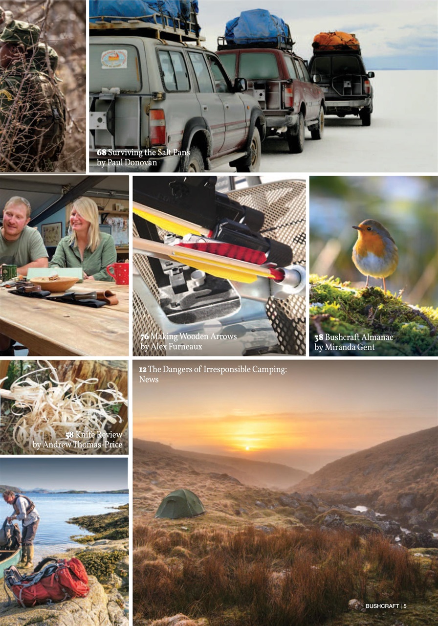 Bushcraft & Survival Skills Magazine Preview Pages