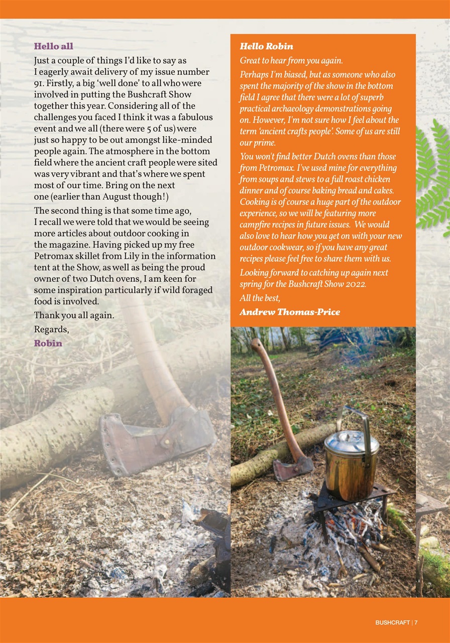 Bushcraft & Survival Skills Magazine Preview Pages