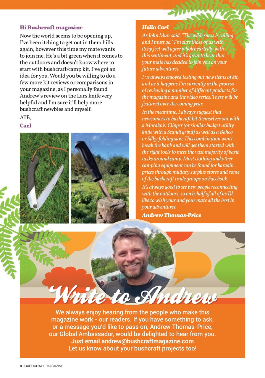 Bushcraft & Survival Skills Magazine Preview Pages