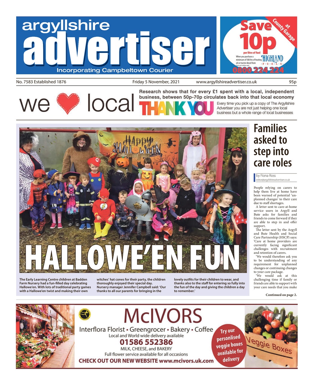 Argyllshire Advertiser Preview Pages
