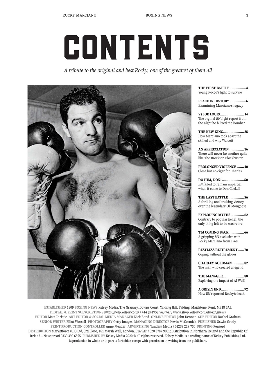 Boxing News Presents Preview Pages