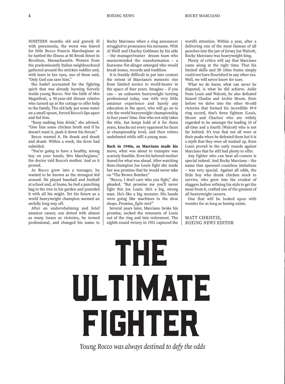 Boxing News Presents Preview Pages