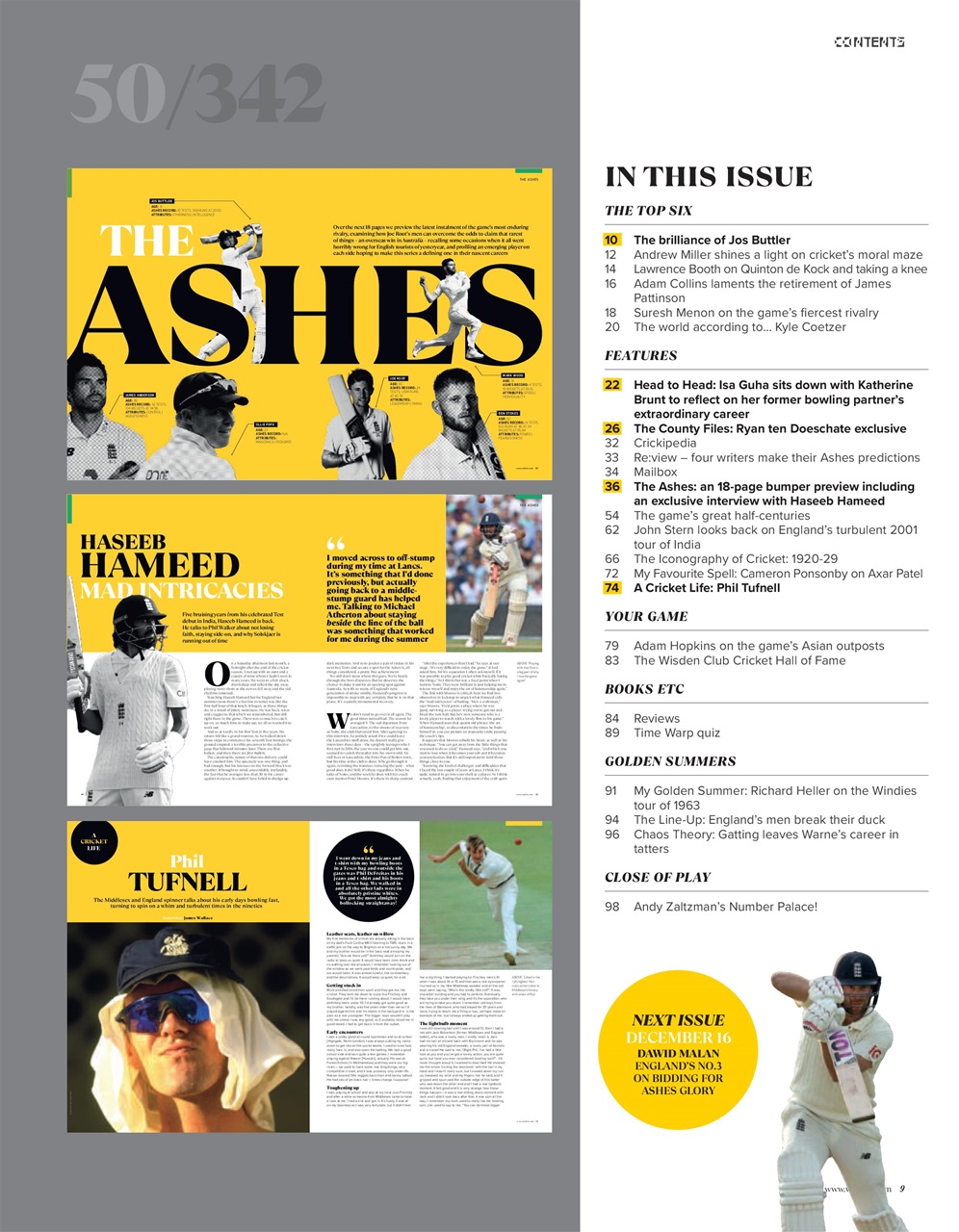 Wisden Cricket Monthly Preview Pages