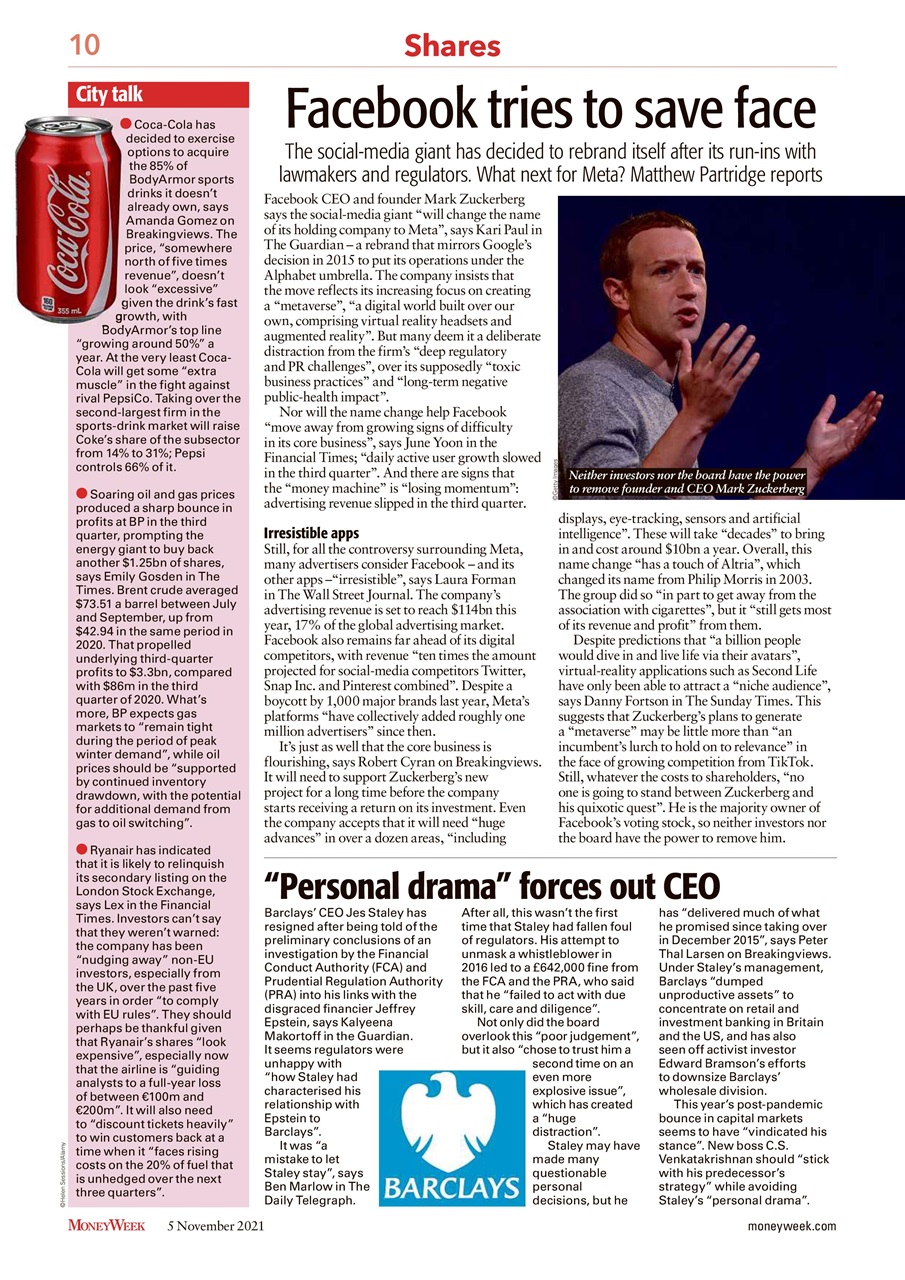 MoneyWeek Preview Pages