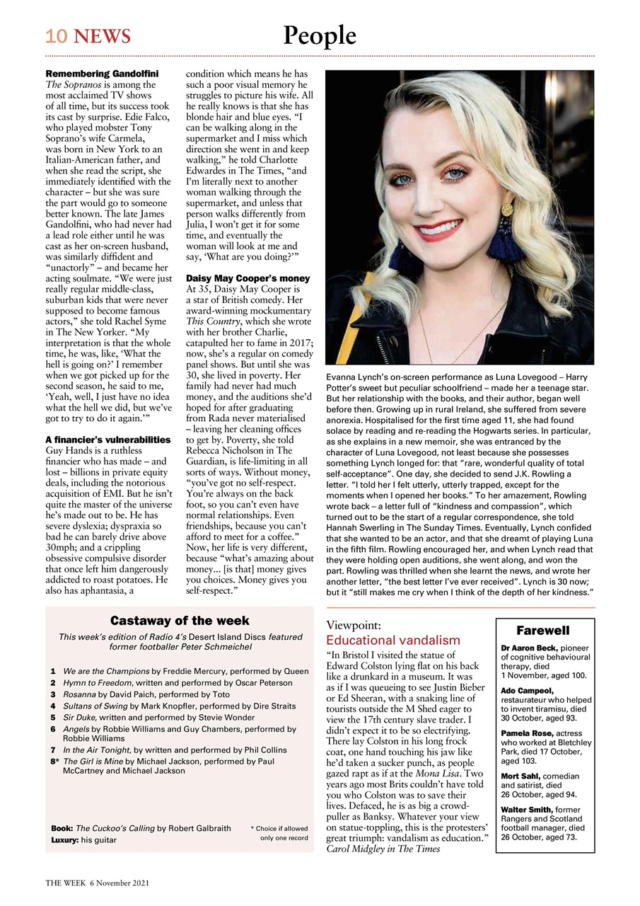 The Week Preview Pages